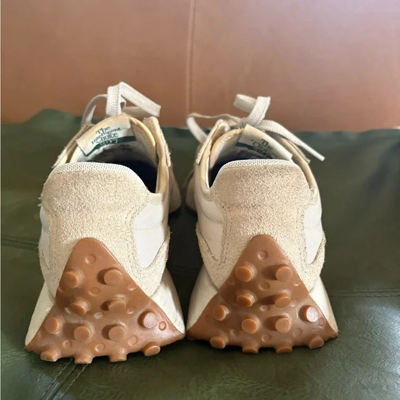 New Balance Beige and Green Women's Sneakers - Picture 3 of 7